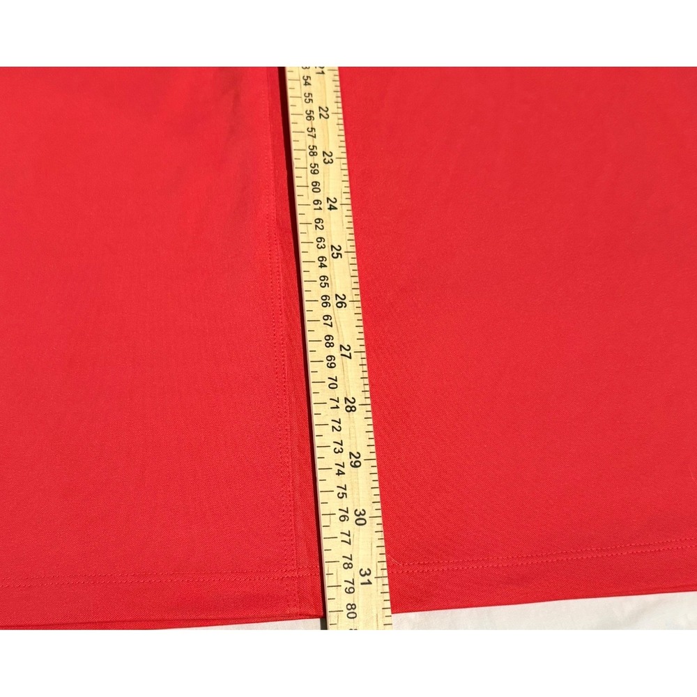 Nike Golf Polo Shirt Red Dri Fit Swoosh Logo Mens XL - Picture 2 of 9